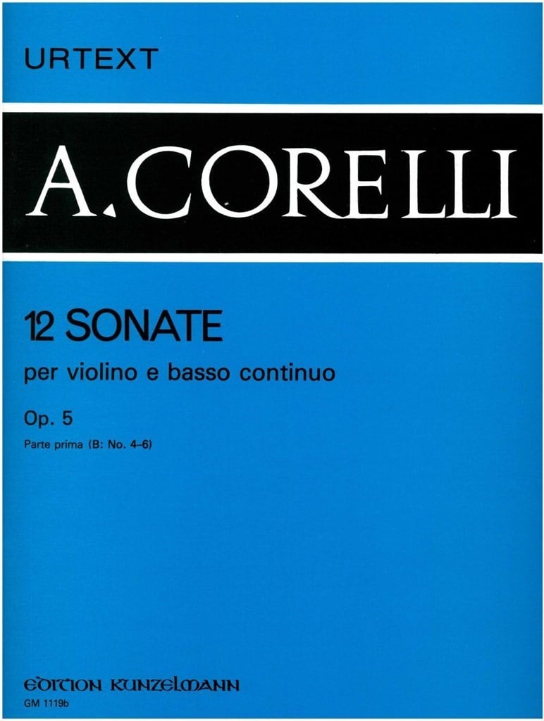 12 Sonaten Für Violine und Basso Continuo